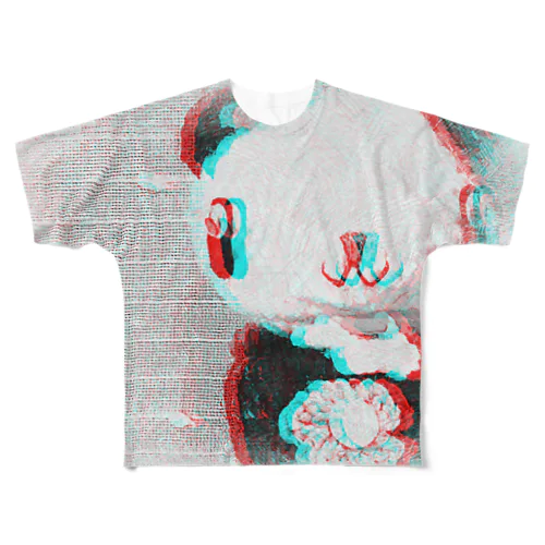 フラワーパンダ All-Over Print T-Shirt