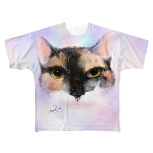 三毛猫hime フルグラフィックTシャツ