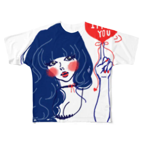 GINZA-GIRL２ All-Over Print T-Shirt