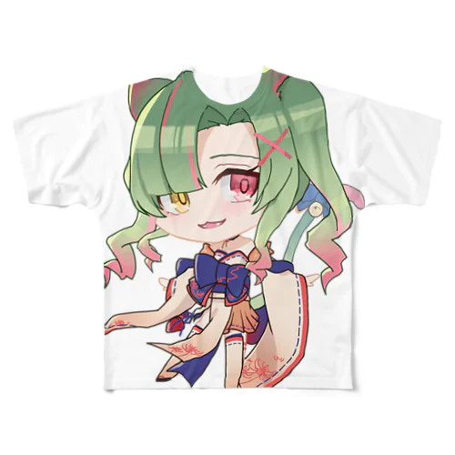 北上とんSD フルグラTシャツ2 フルグラフィックTシャツ