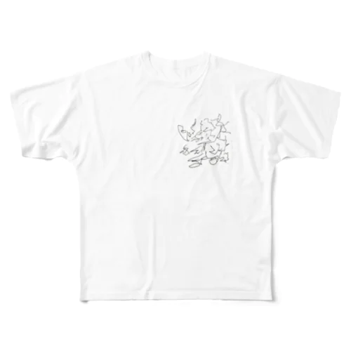 ダニエルくん フルグラフィックTシャツ