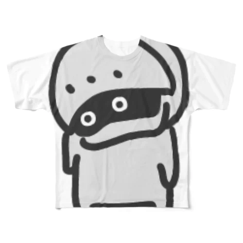 寝違えたナイトくん All-Over Print T-Shirt