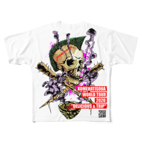 【ライブ会場刻印版】KOMEHATISOBA WORLD TOUR 2020【FGT】 All-Over Print T-Shirt