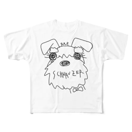 Schnauzer All-Over Print T-Shirt