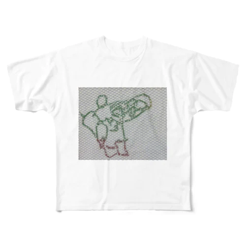 うちゅうのかば All-Over Print T-Shirt