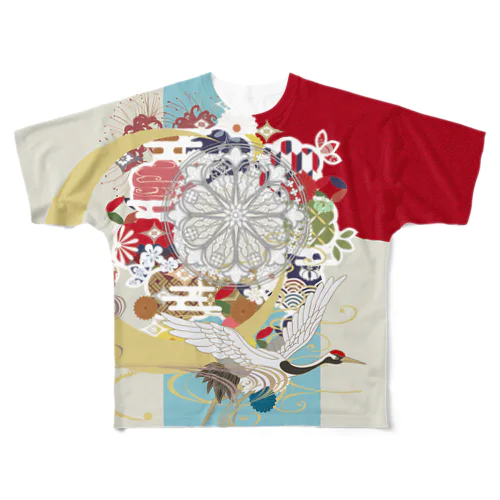 日本色吹雪🇯🇵 フルグラフィックTシャツ