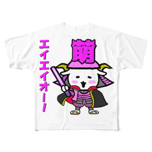 お江戸　萌え将軍ペタ子 All-Over Print T-Shirt