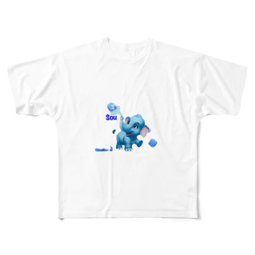 猫族＊犬族の部屋『Sou』 All-Over Print T-Shirt