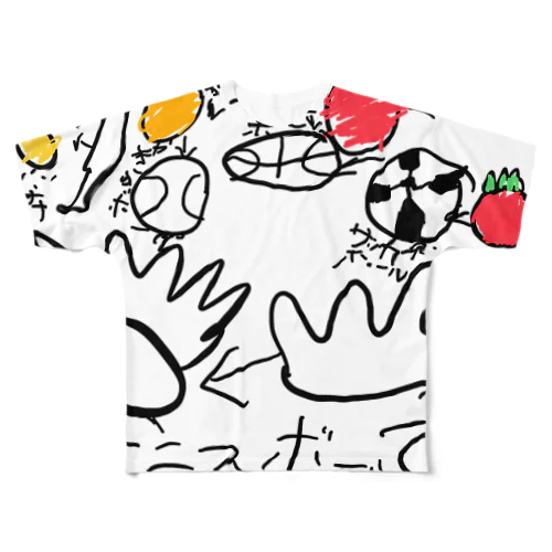 フルーツボール All-Over Print T-Shirt