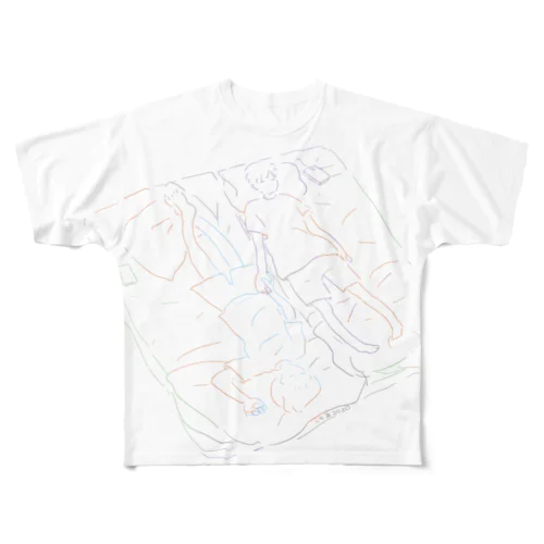 架空（ロゴなし） フルグラフィックTシャツ