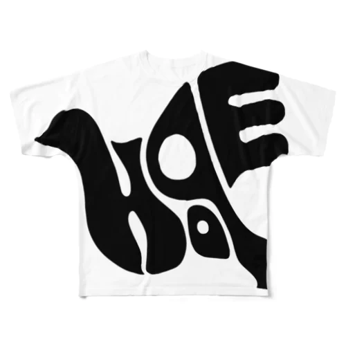 復刻版 hope All-Over Print T-Shirt