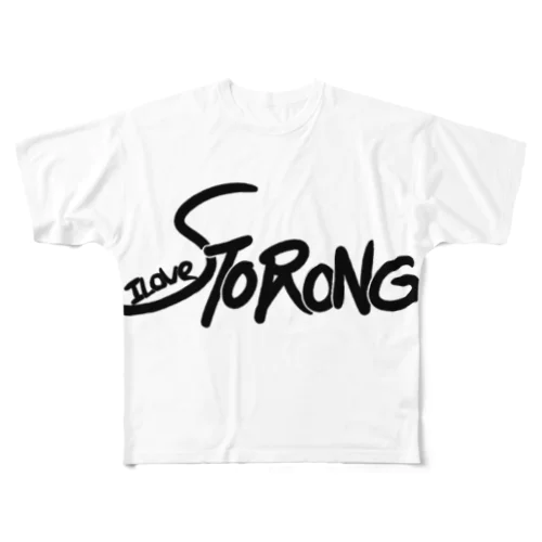 ILove STRONG フルグラフィックTシャツ