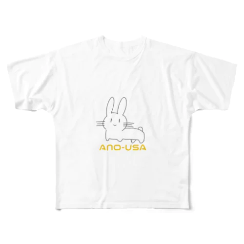 ANO-USA フルグラフィックTシャツ