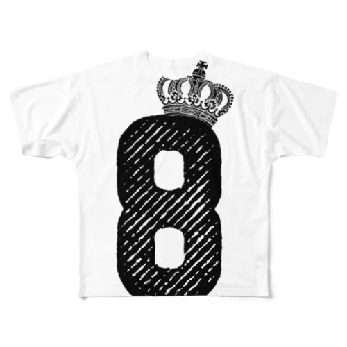 EIGHT PRINCE~八王子~ All-Over Print T-Shirt