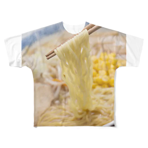 味噌ラーメン フルグラフィックTシャツ