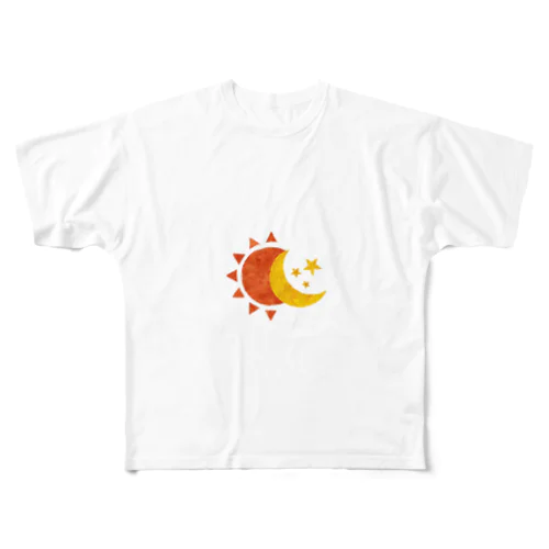 LUNASOLU フルグラフィックTシャツ