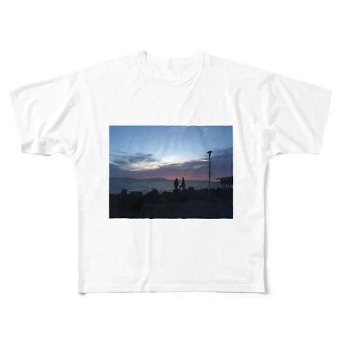 The bay of California フルグラフィックTシャツ