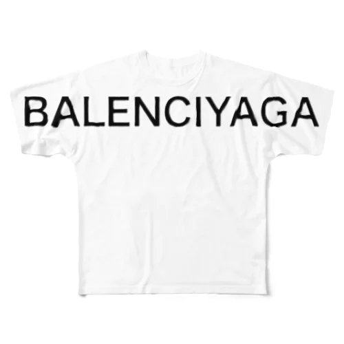 バレンシヤガ　BALENCIYAGA フルグラフィックTシャツ