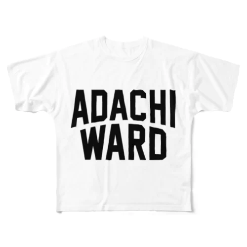 足立区 ADACHI WARD フルグラフィックTシャツ