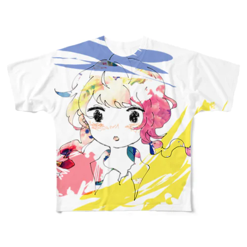 らくがき フルグラフィックTシャツ