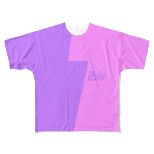 ibis Purple All-Over Print T-Shirt