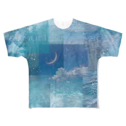 Sea sky フルグラフィックTシャツ