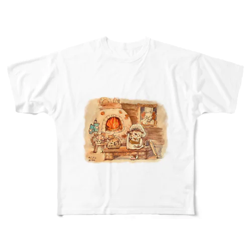 温かなビーバーさん All-Over Print T-Shirt