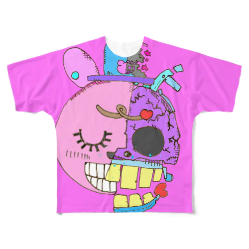 ウサギ野郎 All-Over Print T-Shirt