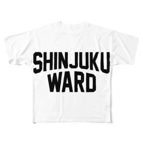 shinjuku ward　新宿 フルグラフィックTシャツ