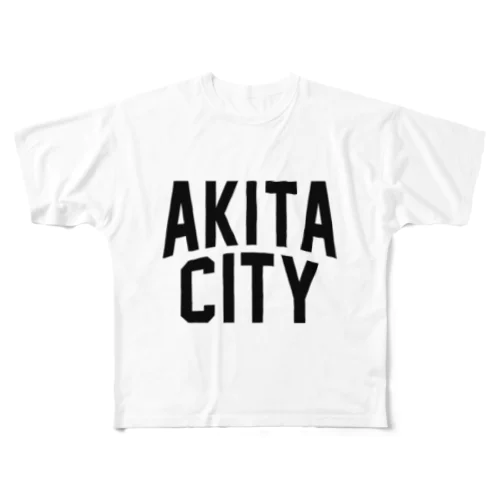 akita city　秋田ファッション　アイテム All-Over Print T-Shirt