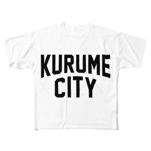 kurume city　久留米ファッション　アイテム フルグラフィックTシャツ