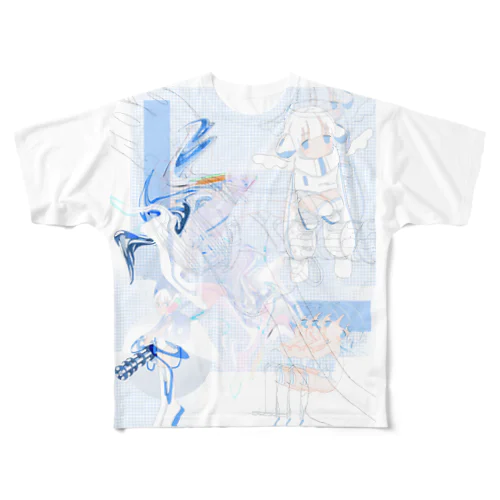 あみみちゃんまとめ All-Over Print T-Shirt