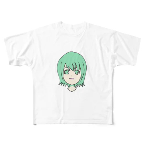 みどりちゃん フルグラフィックTシャツ