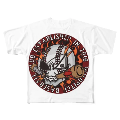 WILDPITCH BASEBALL CLUB 公式グッズ All-Over Print T-Shirt