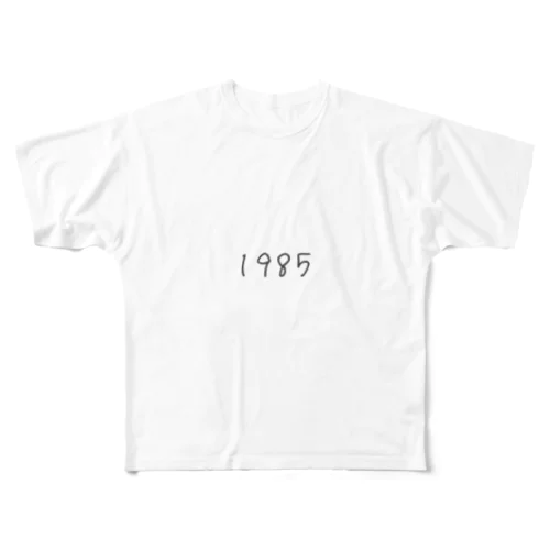 1985年生まれ用 フルグラフィックTシャツ