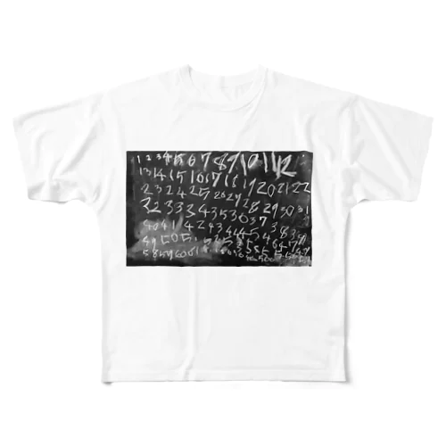 1234 All-Over Print T-Shirt