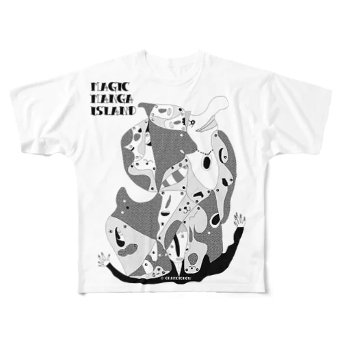 magic manga islandの土産物 All-Over Print T-Shirt