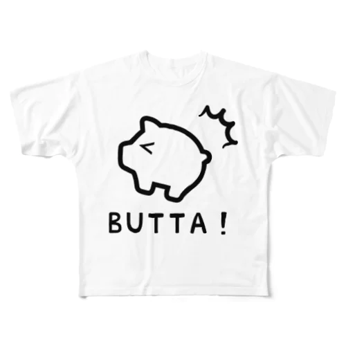 BUTTA！ フルグラフィックTシャツ