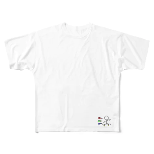 スケ棒ー君 All-Over Print T-Shirt