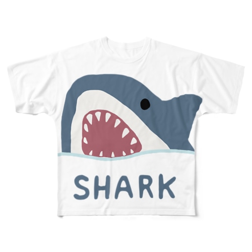 サメ All-Over Print T-Shirt