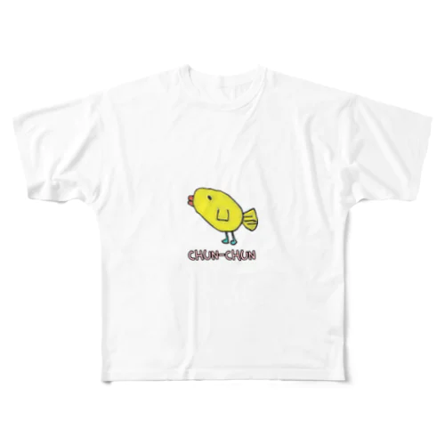 CHUN-CHUN フルグラフィックTシャツ