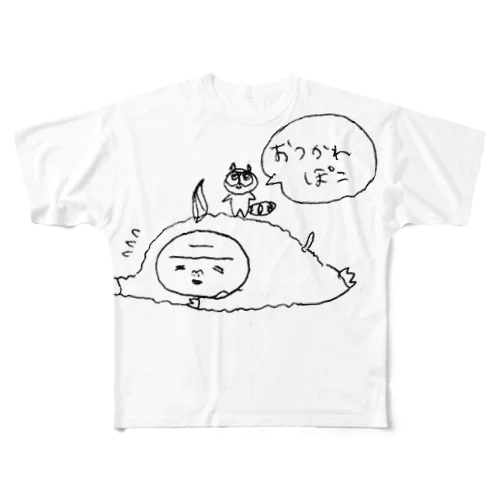 うほりんちょぽこりんちょ フルグラフィックTシャツ