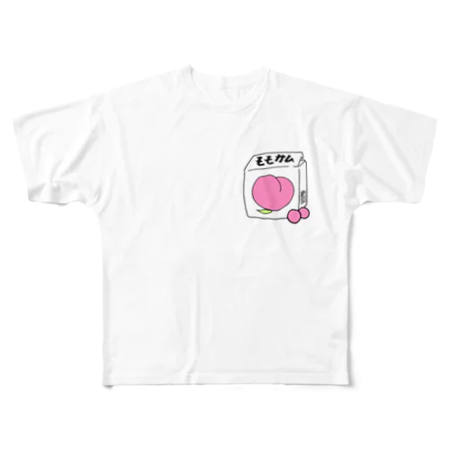 モモガム All-Over Print T-Shirt