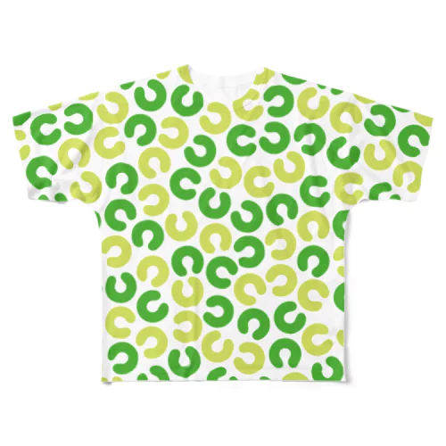 ノウト全面ロゴ（グリーン） All-Over Print T-Shirt