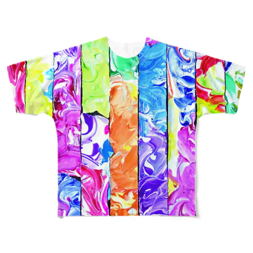 人生レインボー。 All-Over Print T-Shirt