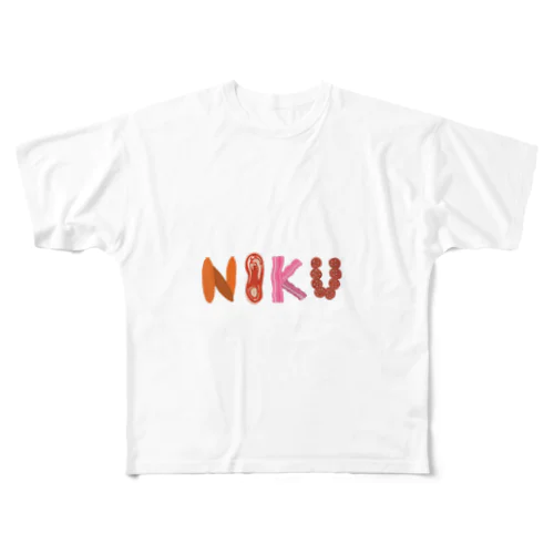 NIKU フルグラフィックTシャツ