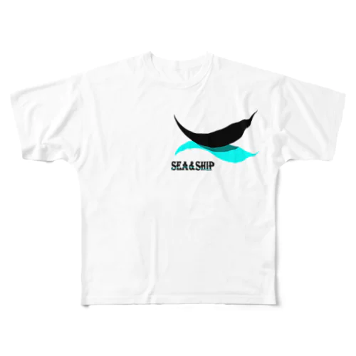 SEA&SHIP フルグラフィックTシャツ