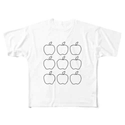 ringo林檎リンゴ All-Over Print T-Shirt