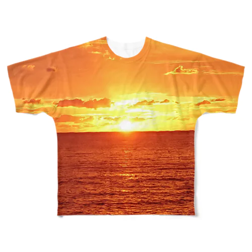 Sunrise/Moon rising All-Over Print T-Shirt