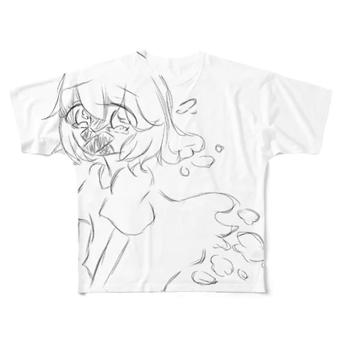 つたえたい フルグラフィックTシャツ